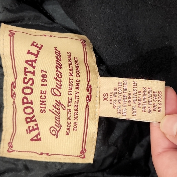 Aeropostale Women's Wool Blend Peacoat, Size XS - Picture 5 of 5